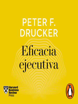 cover image of Eficacia ejecutiva (Harvard Business Review)